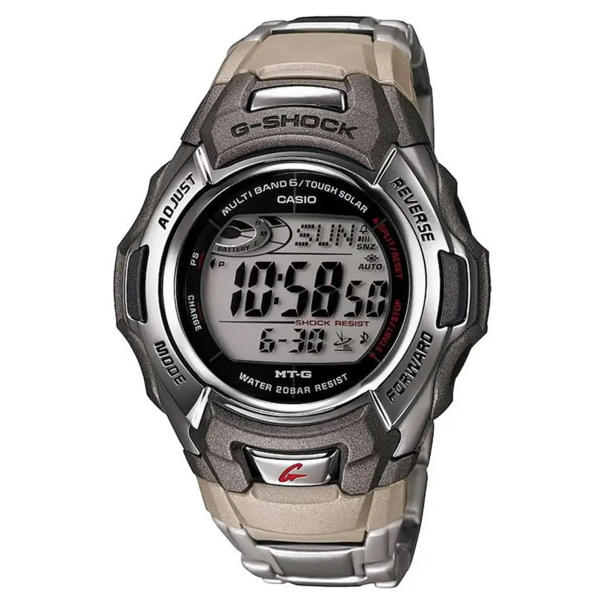 Casio G-shock Men`s Tough Solar Atomic Multi-band World Time Watch MTGM900DA-8A