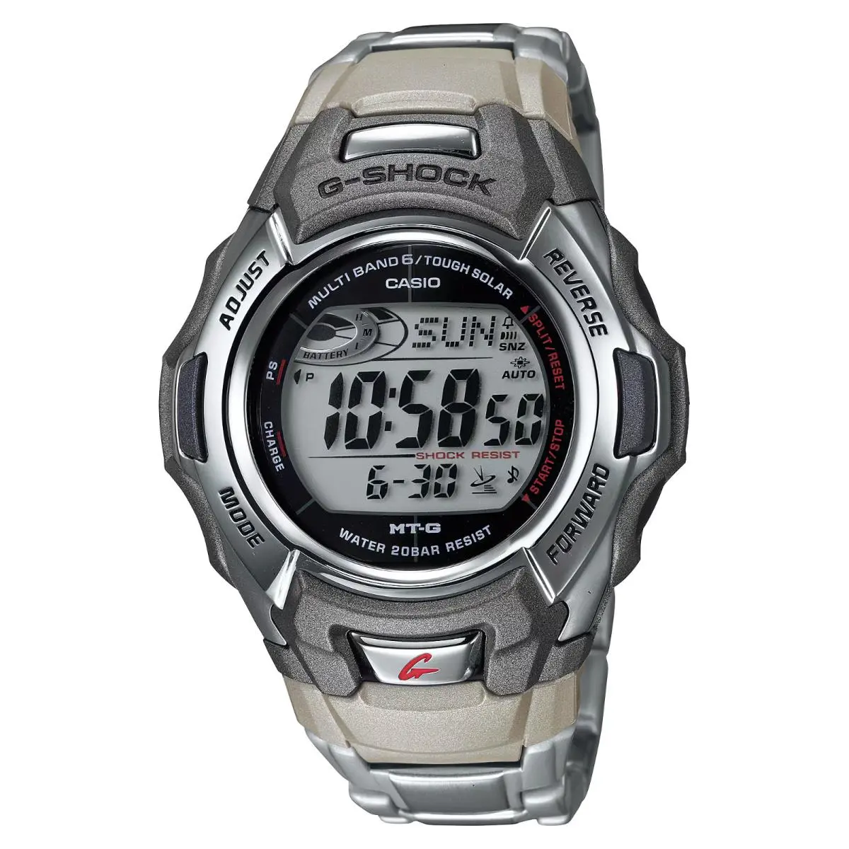 G-shock Men`s Tough Solar Atomic World Time Sport 46mm Watch MTGM900DA-8A by Casio