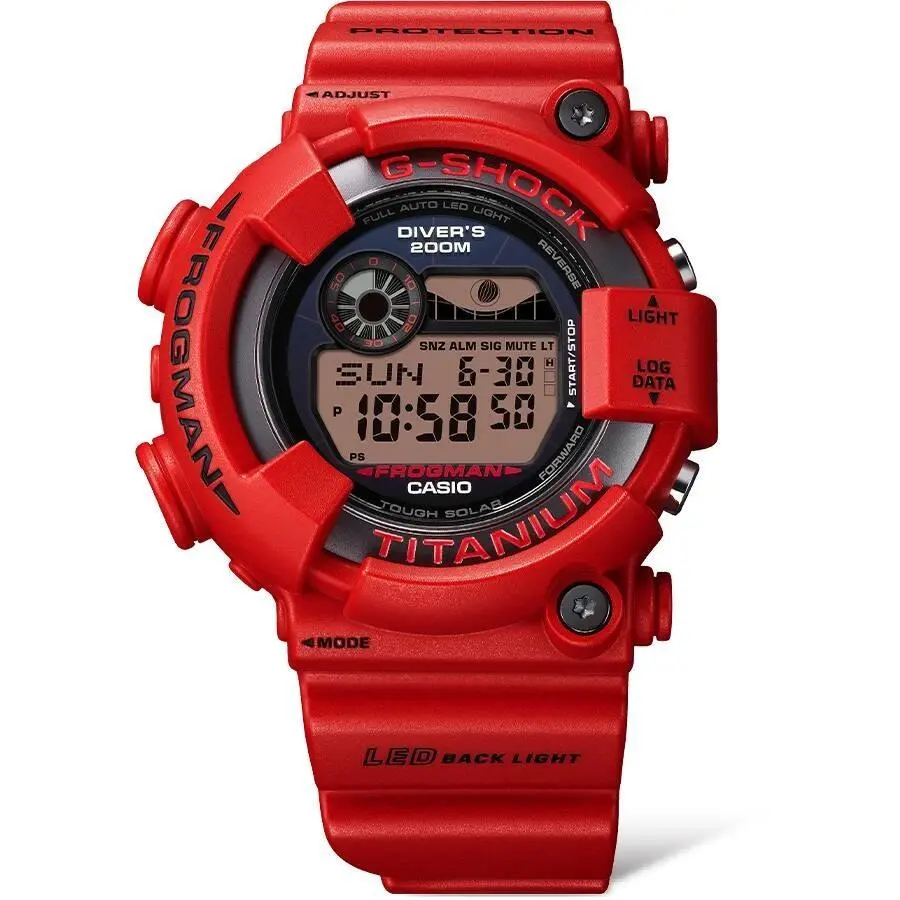 Casio G-shock Frogman Master of G Sea Men`s Watch Red GW8230NT-4