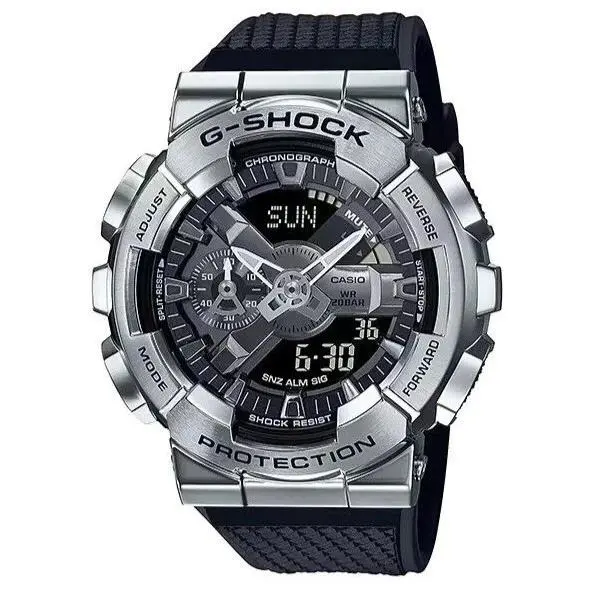 G-shock GM110-1A Analog-digital Steel Black Strap Watch by Casio