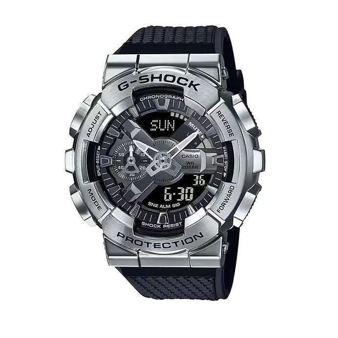 Casio G-shock G-steel Analog Digital Resin Stainless Steel Men`s Watch GM-110-1A