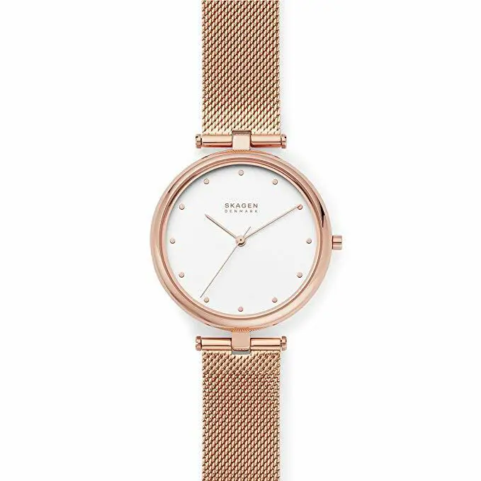 Denmark Rose Gold Tone S/steel Mesh Bracelet Petite WATCH-SKW7201 by Skagen