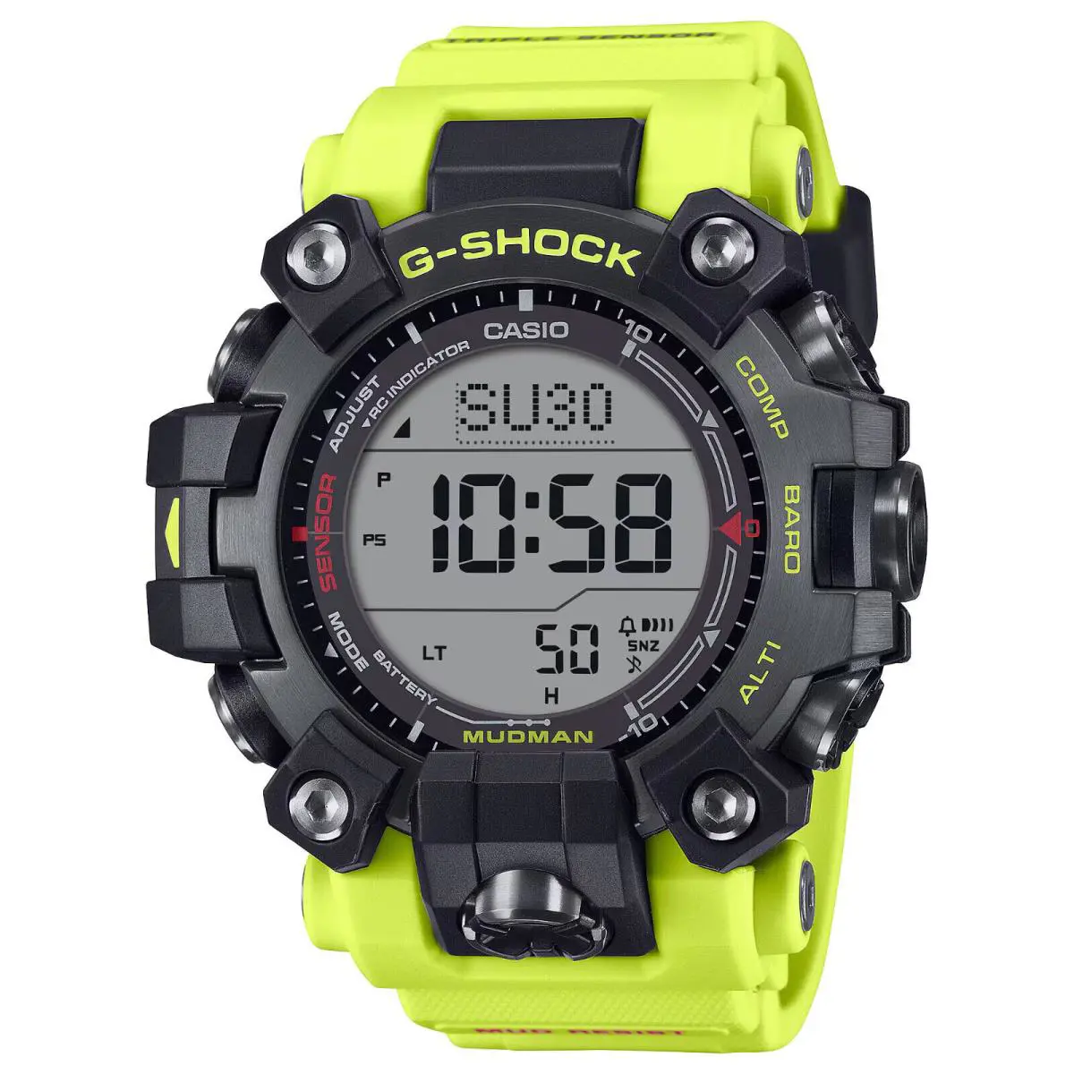 G-shock Mudman Green Resin Band Watch GW9500MRY1A9 by Casio