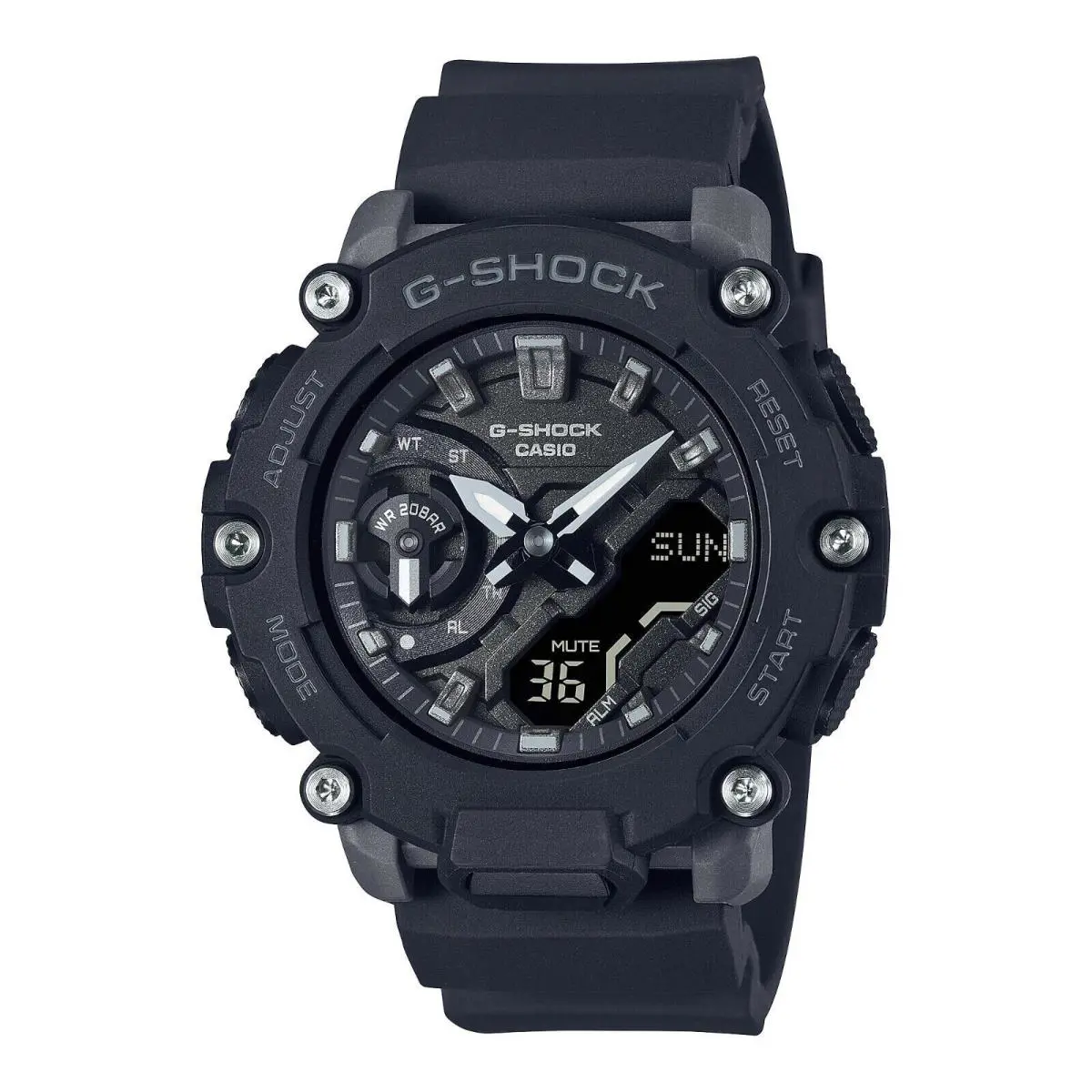 G-shock Urban Outdoor Monochromatic Ana-digi Womens Watch GMAS2200-1A by Casio