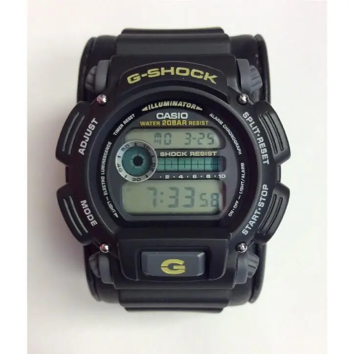 G-shock Men`s Black Illuminator Ana-digi Digital Watch DW9052-1BCG by Casio