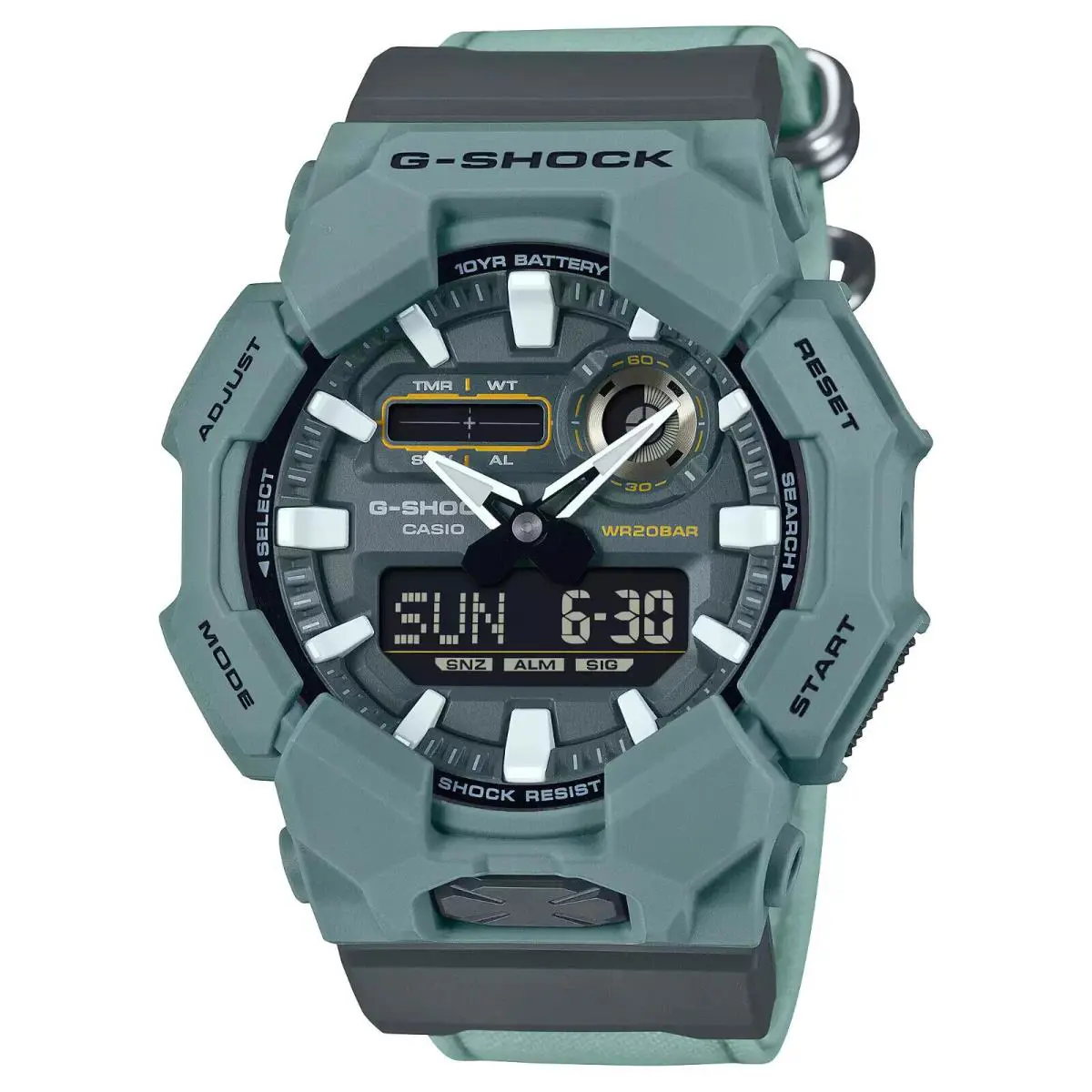 Casio G-shock Digital Blue Cloth Strap Watch GA010CE-2A