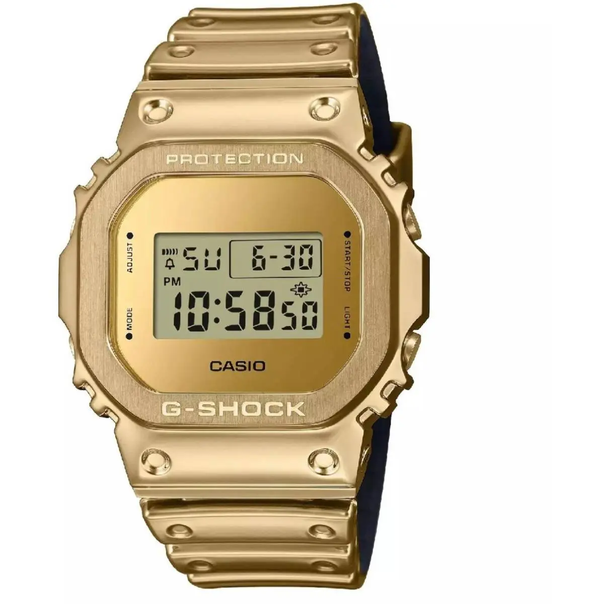 G-shock GM-5600YMG-9 Gold Metallic Tough Silicone Watch GM5600YMG by Casio