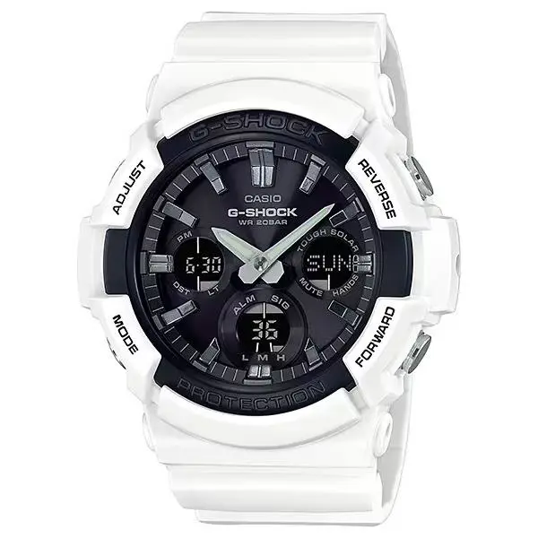 Casio GAS100B-7A G-shock Analog/digital Watch Resin Band 5 Alarms Solar
