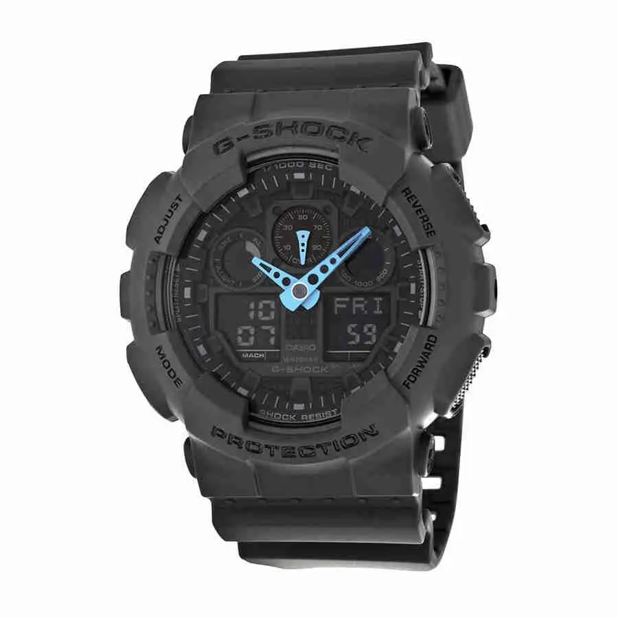 CSGA100C-8ACR  G Shock Grey Dial Resin Men`s Watch GA100C-8ACR by Casio