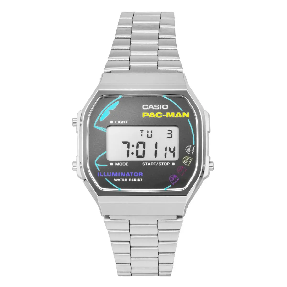 Vintage Digital Pac-man Collaboration Quartz A168WEPC-7A Unisex Watch by Casio