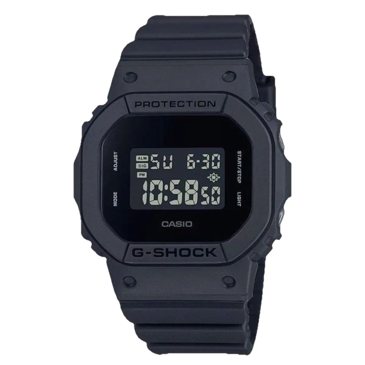 Casio Men`s Digital Watch G-shock Black Resin Strap Shock Resistant DW5600BB-1