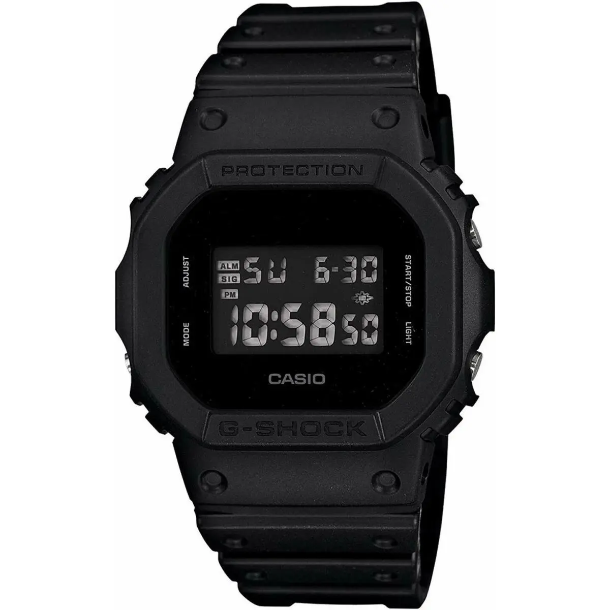 Casio G-shock DW-5600BB-1 Black Resin Digital Men`s Watch - Dial: Black, Band: Black, Bezel: Black