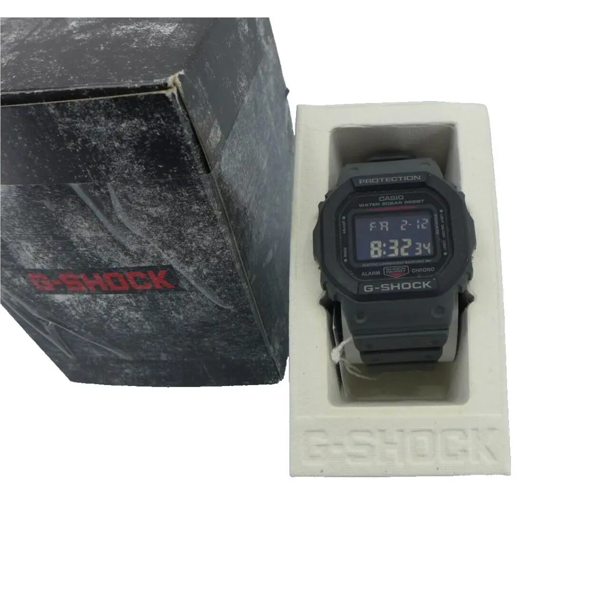 Casio G Shock Mens Black Digital Wrist Watch DW5600BB-1 - Dial: Black, Band: Black