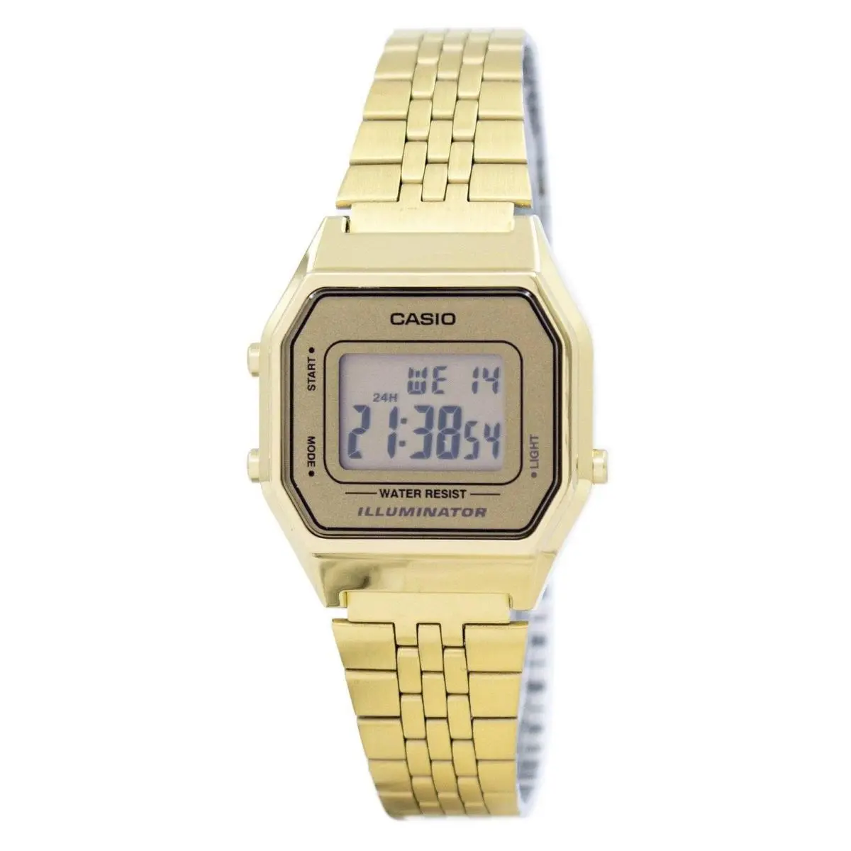 Quartz Stainless Steel Illuminator LA680WGA-9DF Women`s Ladies Watch by Casio