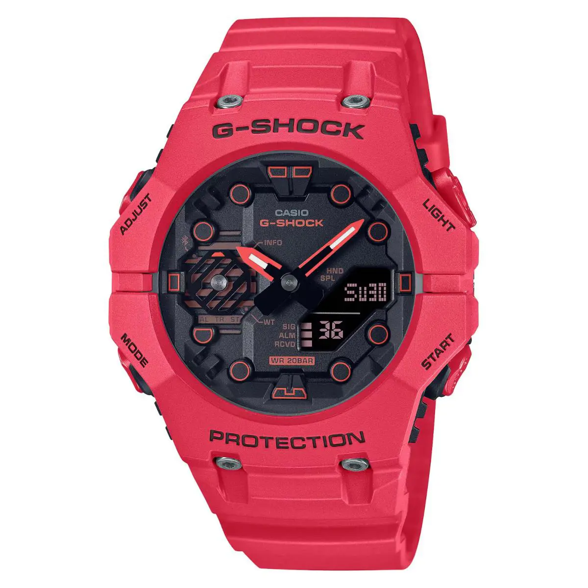 G-shock Red Ana-digi World Time Smartphone Link Watch GAB001-4A by Casio