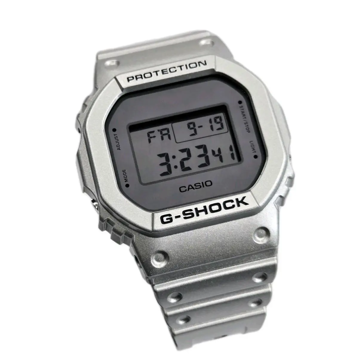 Casio G Shock Watch DW5600FF-8 Silver DW5600 DW5600FF W Box