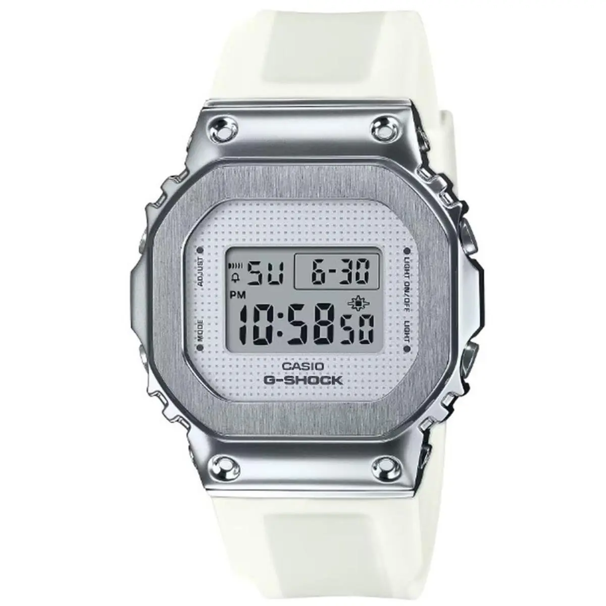 Casio G-shock Classic Digital Ion Plating Silver Case Watch GMS5600SK-7