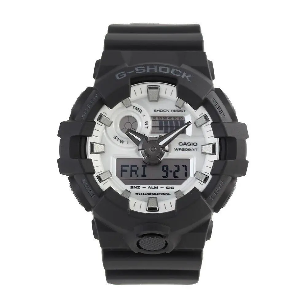 Casio G-shock White Dial Sports Quartz Men`s Watch GA-700WD-1A GA-700 Series