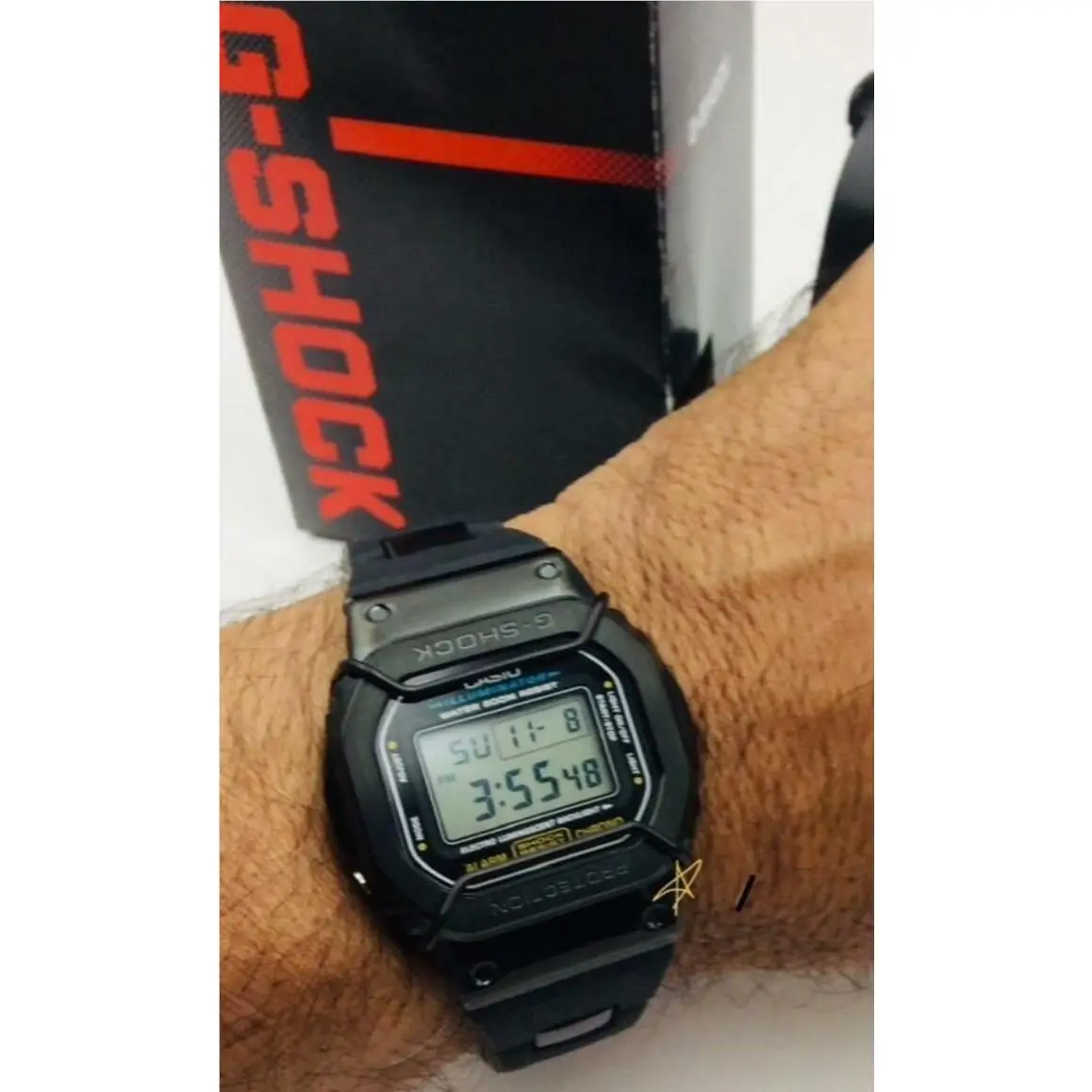 Casio G-shock DW-5600E Custom Metal/composite Black Tone Stainless Steel