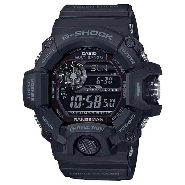 G-shock GW-9400 Series Black Resin Watch GW9400-1B by Casio