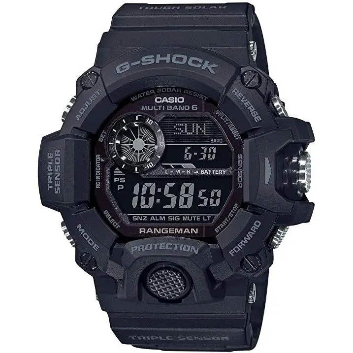 G-shock Tactical Rangeman Solar Atomic Mens Watch GW9400-1B by Casio