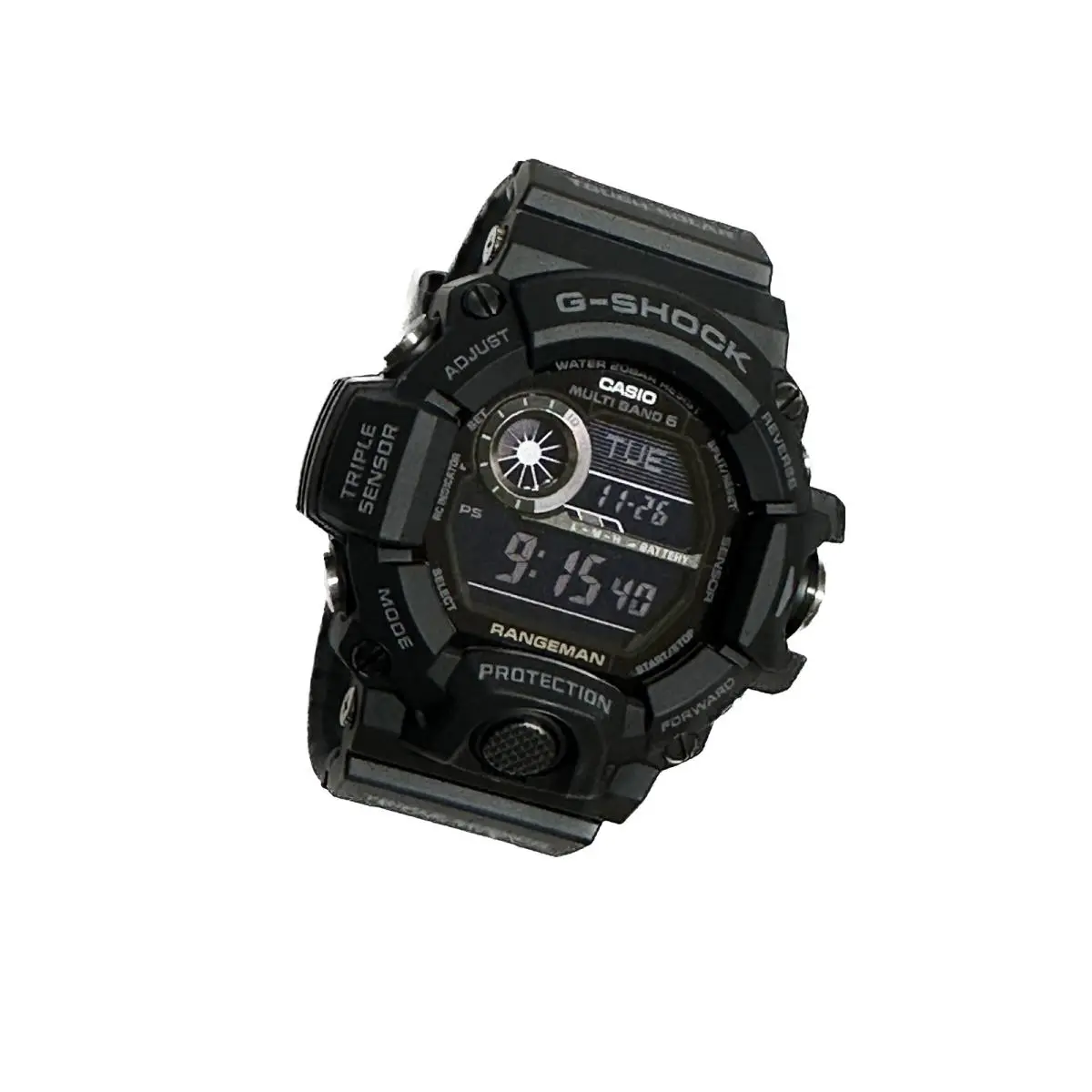 GW9400-1 G-shock Rangeman All Black Digital Dial Resin Band Men Watch by Casio