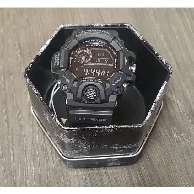 Casio Men`s Black Watch - GW-9400-1B - Dial: Black, Band: Black, Bezel: Black