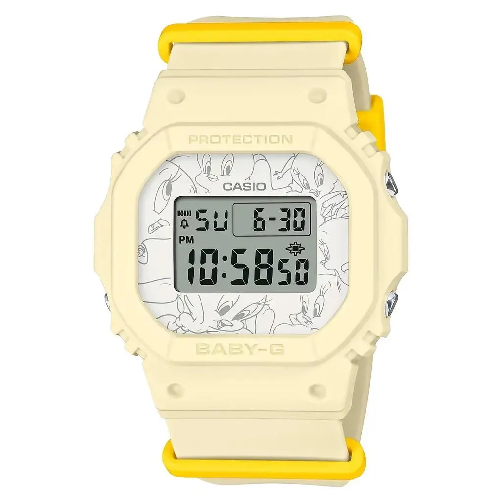 Casio Baby-g Tweety Looney Tunes Lmtd Edtn Digital Womens Watch BGD565TW-5