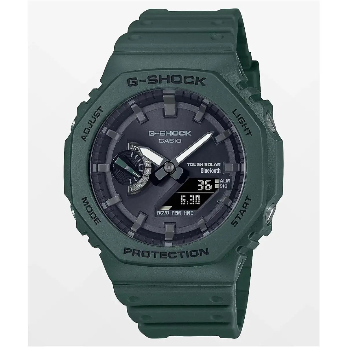 G-shock GA-B2100-3A Green Bluetooth Tough Solar Men`s Watch by Casio