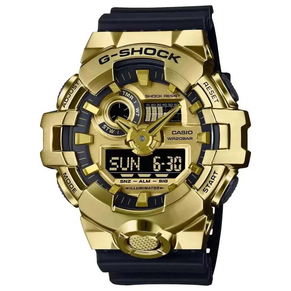 G-shock Steel Gold-tone Dial Stainless Men`s Watch GM700G-9A by Casio