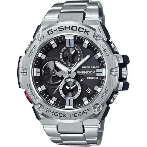 G-shock GST-B100D-1ADR Men`s Quartz Watch Analog Stainless Steel Band by Casio