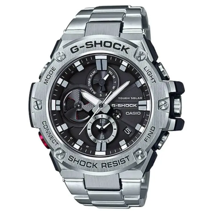 GST-B100D-1A G-shock Bluetooth Stainless Steel Regular by Casio