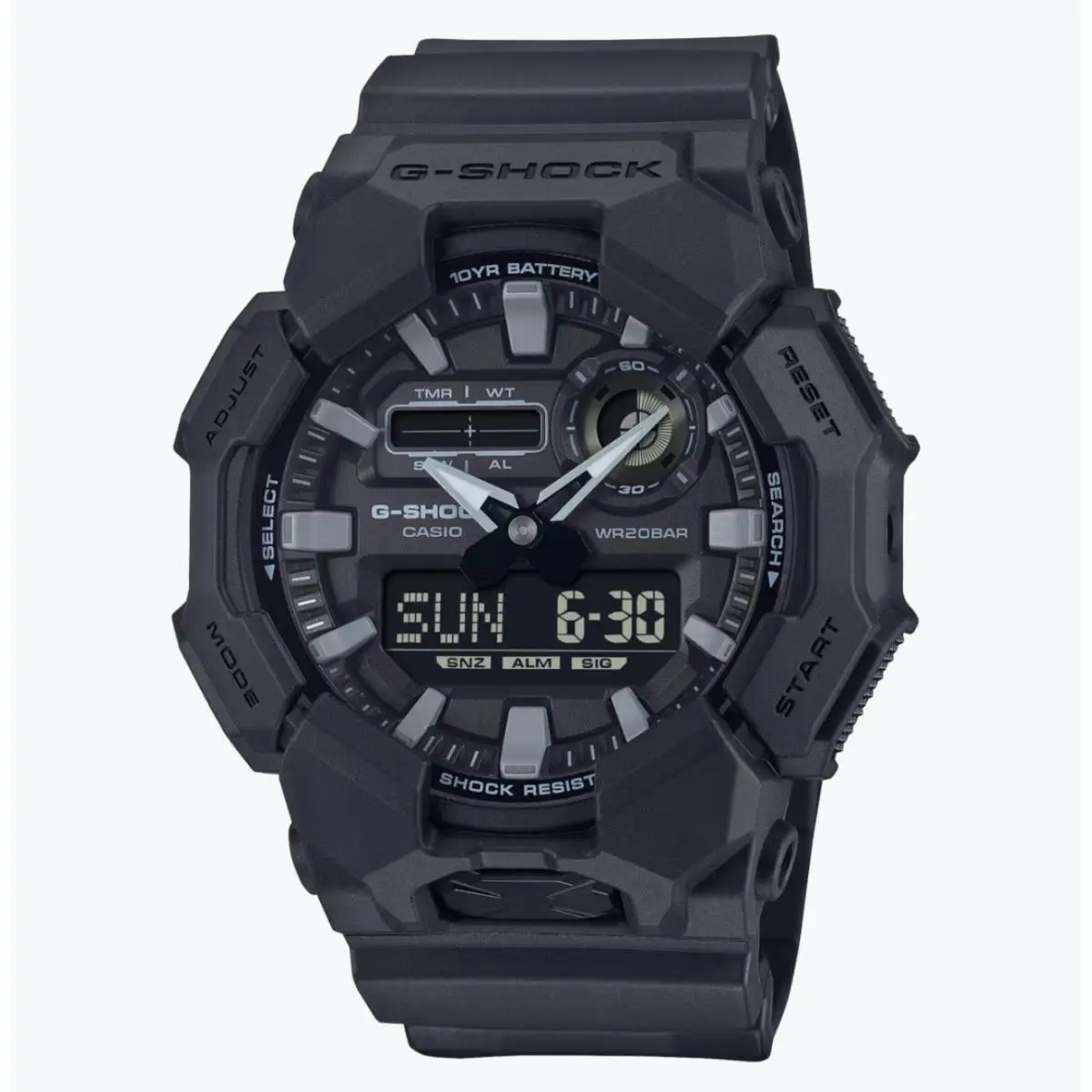 Casio G Shock Analog-digital GA-010 Series GA010-1A1 Black Watch