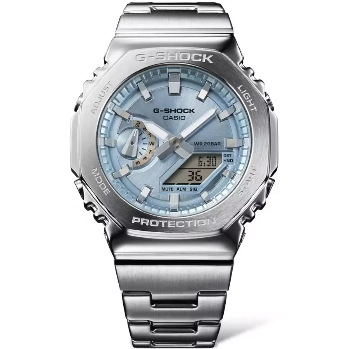 G-shock GM2110D-2A Quartz Stainless Steel Blue Dial Watch by Casio