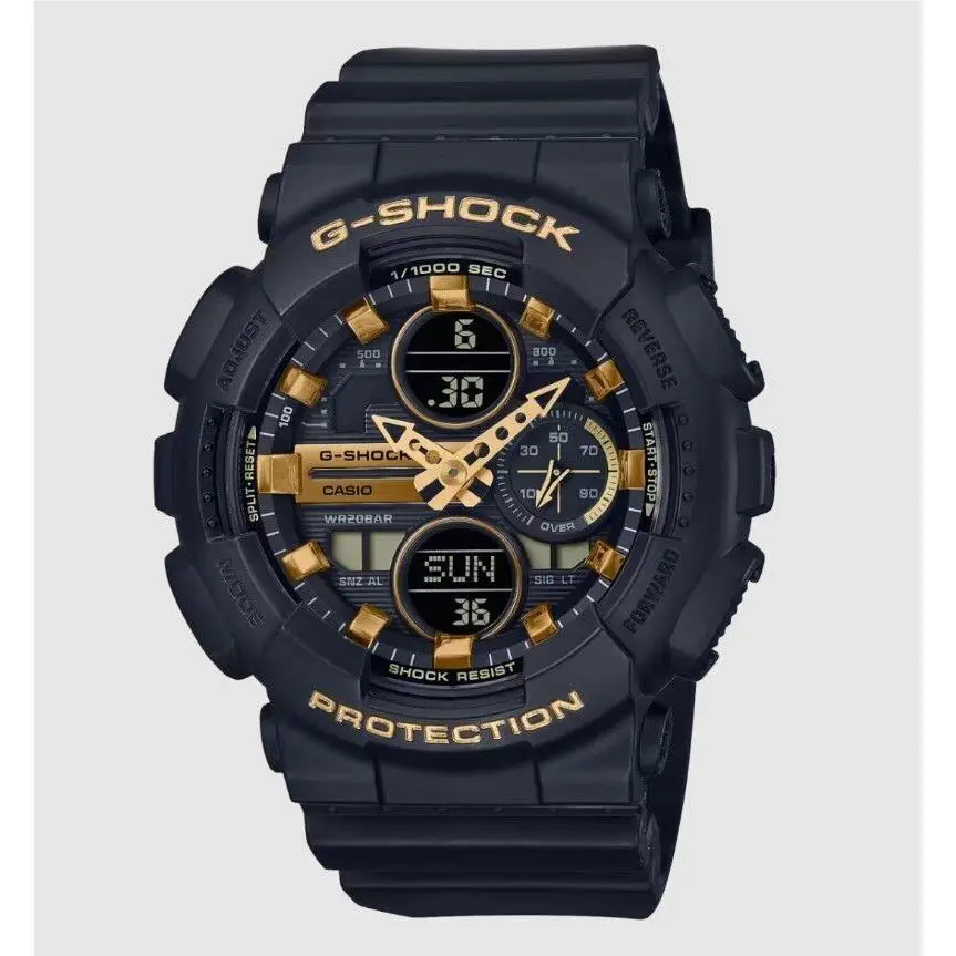 G-shock Analog/digital Watch Black Resin GMAS-140M-1A / GMAS140M-1A by Casio