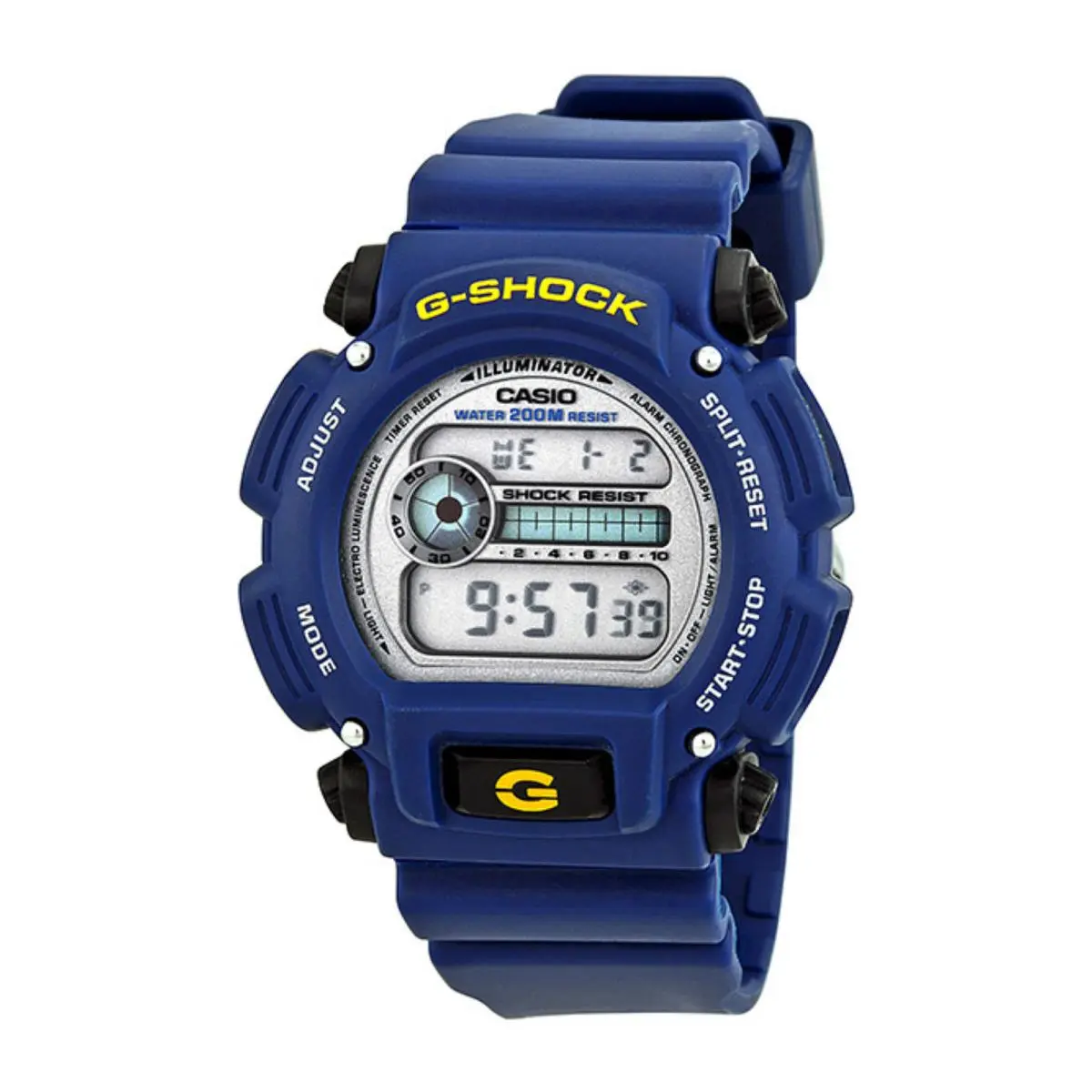 Casio DW9052-2V G-shock Men`s Digital Dial Water Resistant Watch Blue