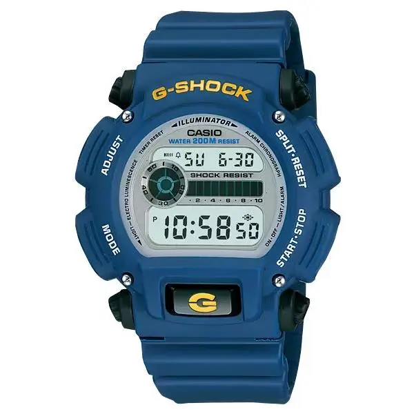DW9052-2V Mens Classic G-shock Blue Resin Digital Chronograph Sport Watch by Casio