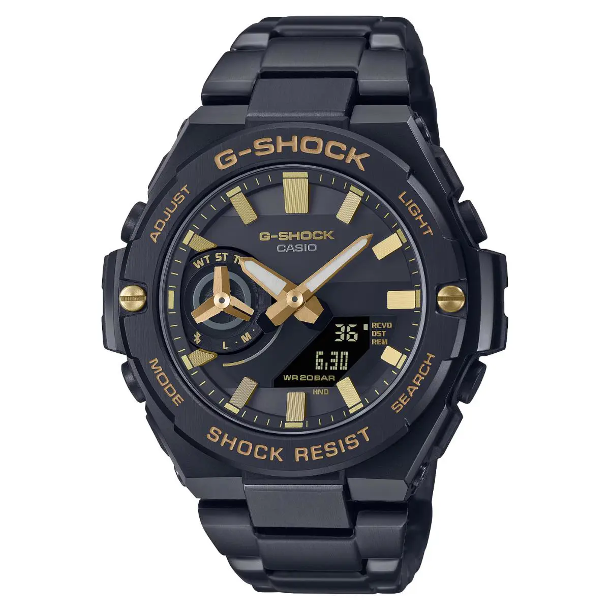 G-shock GST-B500 Series Black Stainless Steel Watch GSTB500BD1A9 by Casio