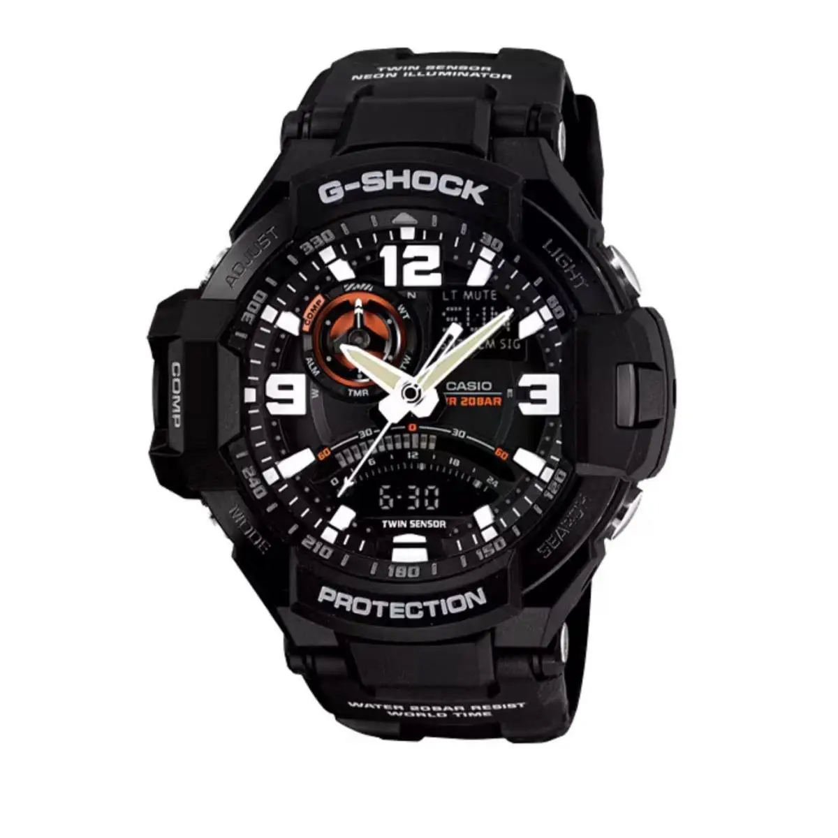 Casio G-shock Gravitymaster Twin Sensor Quartz GA-1000-1A Men`s Watch