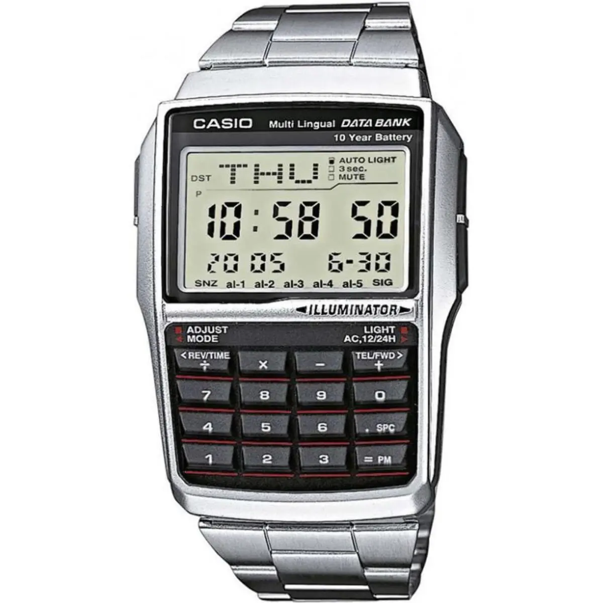 DBC32D-1A Men`s Databank Calculator Watch DBC-32D-1A by Casio