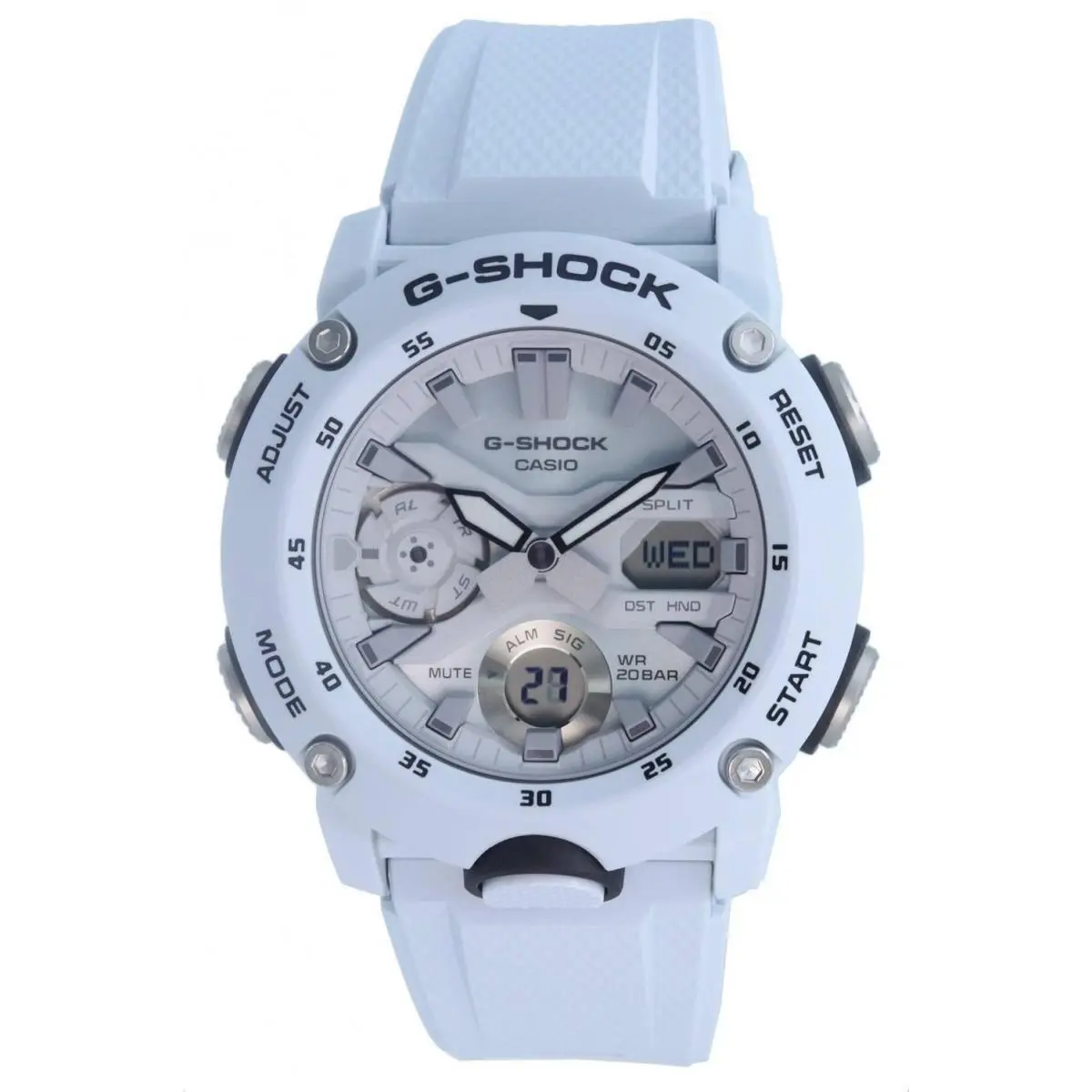 G-shock Carbon Core Guard Ana-digi Quartz GA-2000S-7A 200M Men`s Watch by Casio