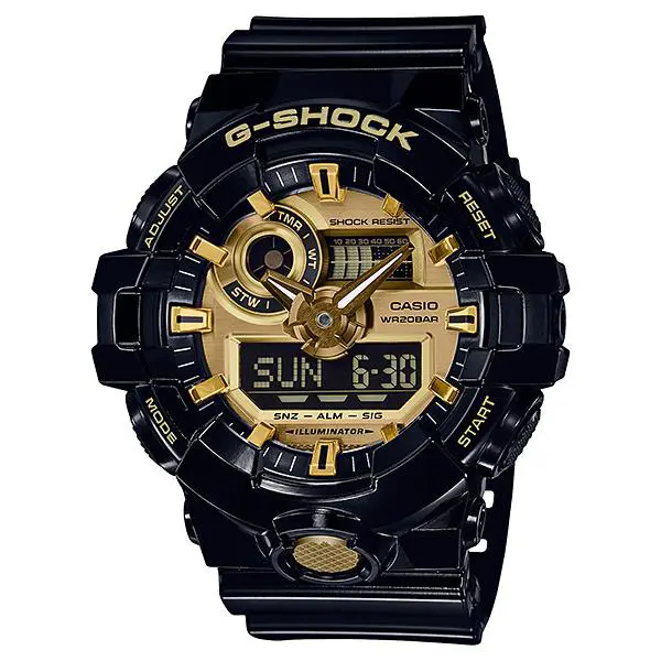 G-shock GA710GB-1A Analog Digital Gold Watch by Casio