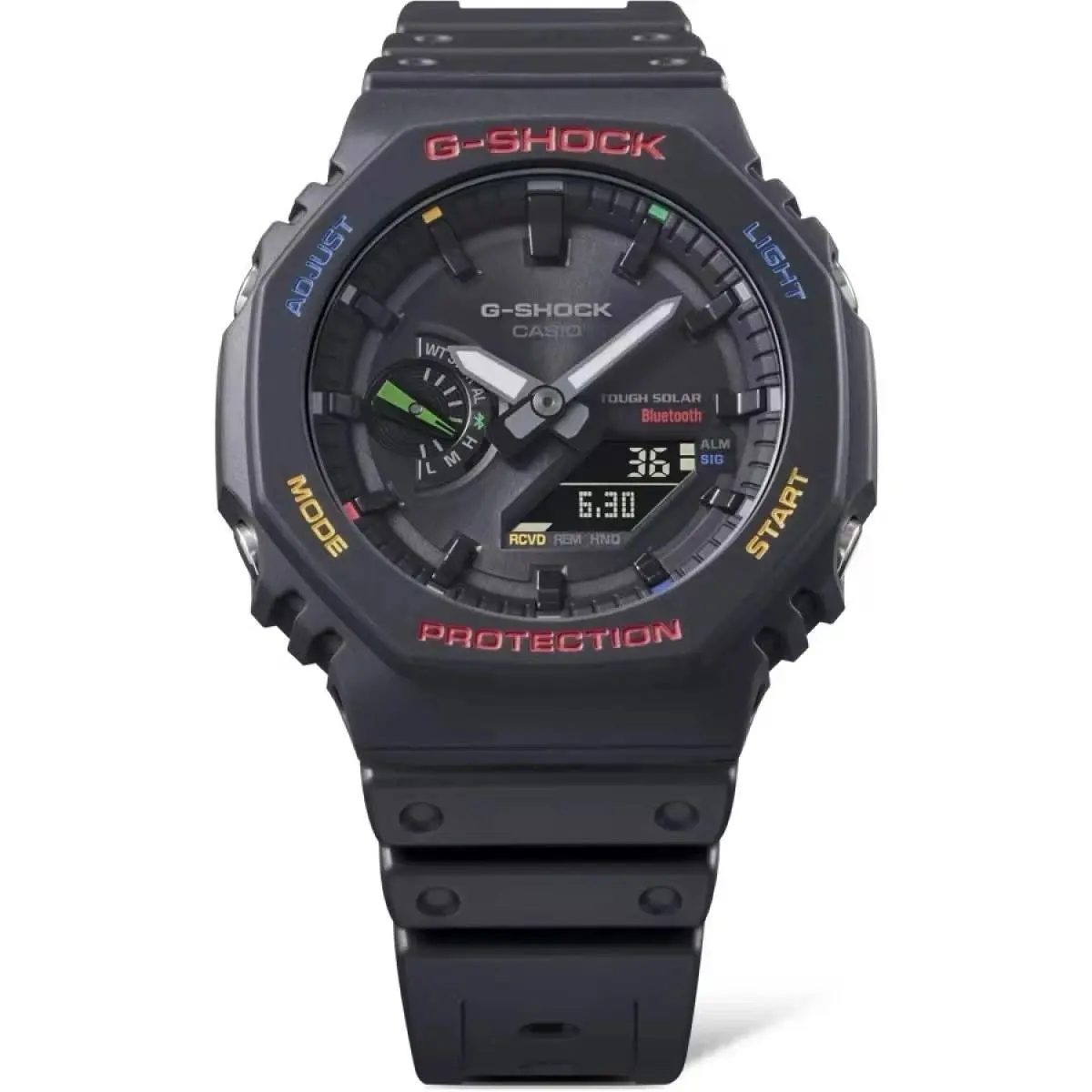 G-shock Analog-digital Watch GAB2100FC-1A Tough Solar Black Watch by Casio