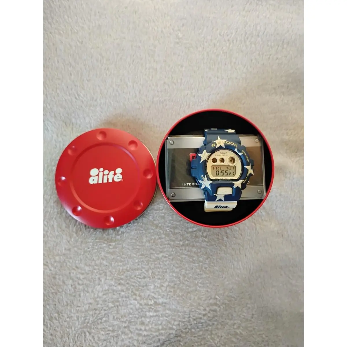 Nos Casio G-shock Alife Stars and Stripes GD - X6900AL Watch