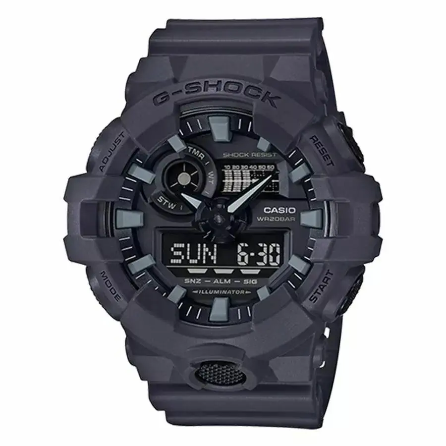 G-shock Dark Gray Ana Digi World Time Watch GA-700UC-8A by Casio