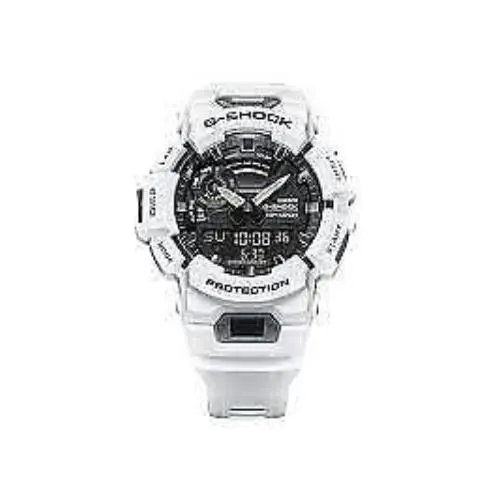 White  Watch Suited For Running That Links to Smartphone GBA-900-7A by Casio