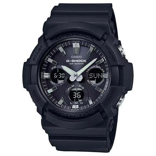 G-shock Casio Men`s Black Aanalog Digital Watch - GAS100B-1A