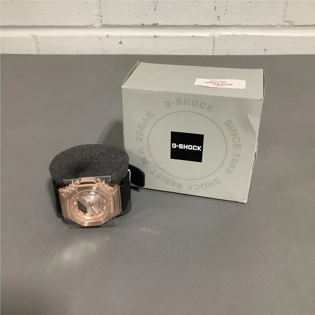 Casio G-shock Rose Gold Dial Black Band Octagonal Women’s Watch