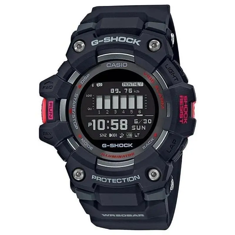 G-shock Move Digital Bluetooth Power Trainer Black Men`s Watch GBD-100-1 by Casio