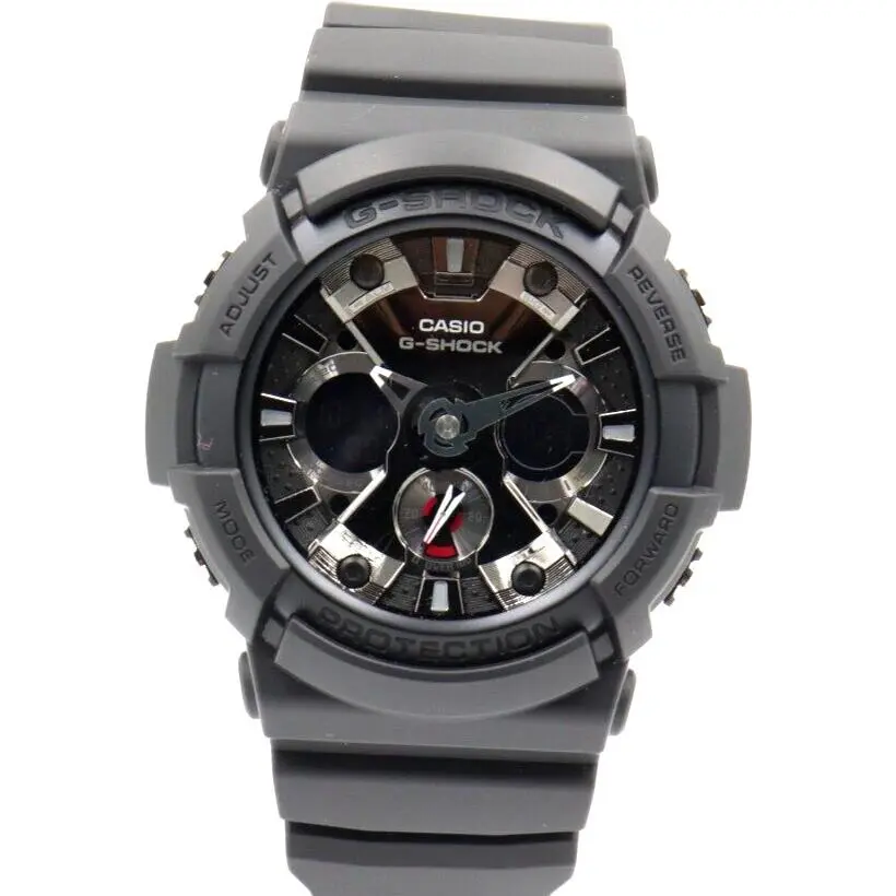 Casio G-shock Analog-digital Black Chrono Men Watch 53mm GA201-1A